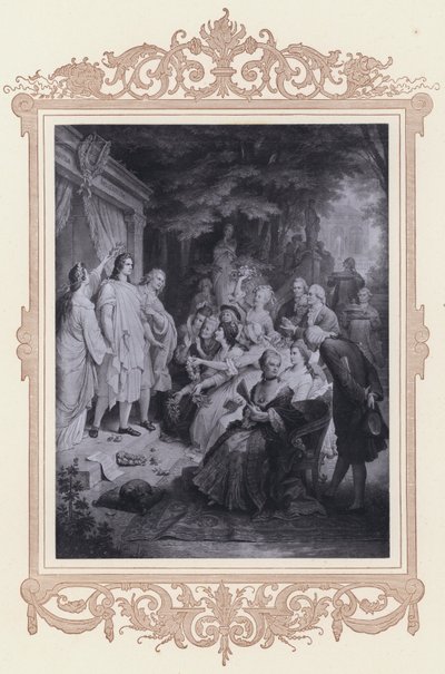 Goethe in Weimar von Wilhelm von (after) Kaulbach