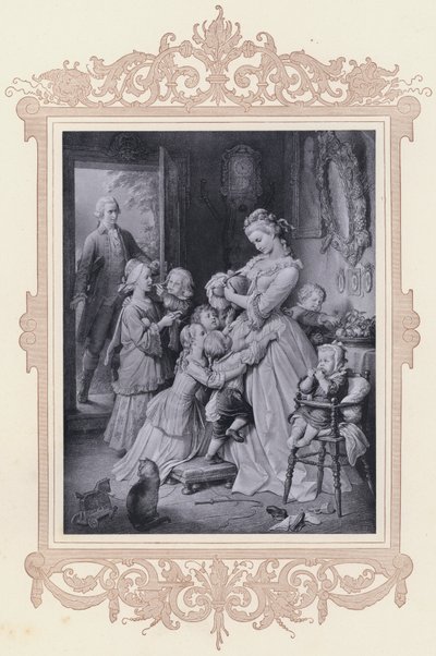 Lotte, Die Leiden des jungen Werther von Wilhelm von (after) Kaulbach