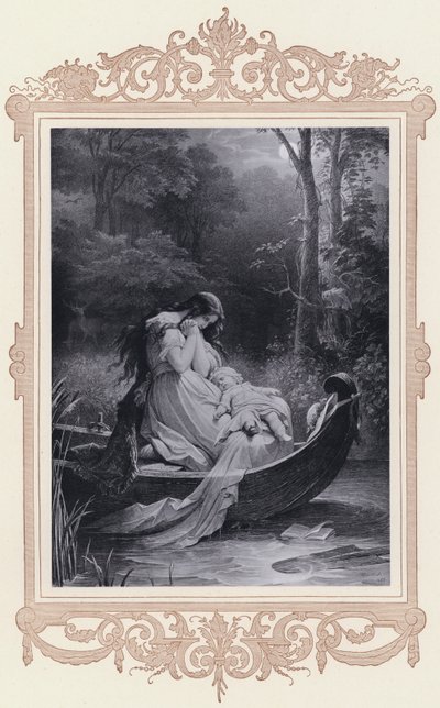 Ottilie, Wahlverwandtschaften von Wilhelm von (after) Kaulbach