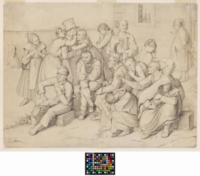 Das Irrenhaus von Wilhelm von Kaulbach