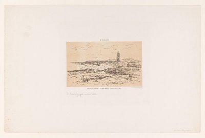 Ansicht des Dorfes West-Terschelling von Willem Roelofs (I)