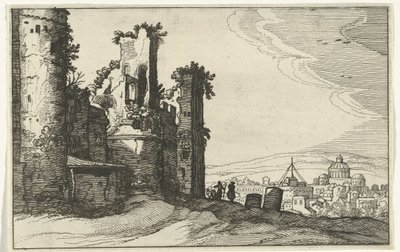Ansicht von Rom vom Monte Pincio von Willem van Nieulandt (II)