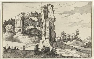 Ruine mit einem Tor von Willem van Nieulandt (II)
