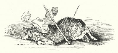 Tod des Wolfes (Stich) von William (after) Harvey
