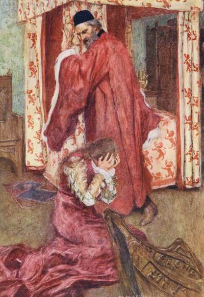 Shakespeares Romeo und Julia: Akt III, Szene V (Farblithografie) von William (after) Hatherell
