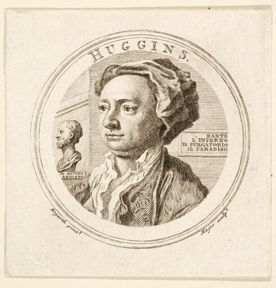 Porträt von William Huggins, veröffentlicht 1760 von William (after) Hogarth