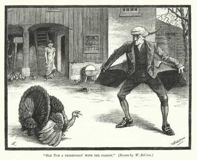 Alter Tom im Gefecht mit dem Pfarrer von William (after) Ralston