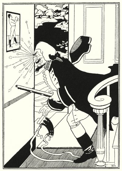 Illustration für die Abenteuer des Baron Münchhausen von William (after) Strang