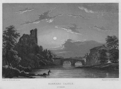 Barnard Castle, Durham von William (after) Westall