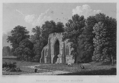 Netley Abbey, Westfenster von William (after) Westall