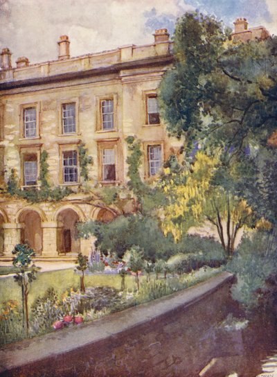 Magdalen College Neue Gebäude neben Magdalen Hainen von William Ainsworth Wildman