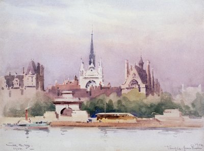 Tempel vom Fluss, 1904 von William Alister Macdonald