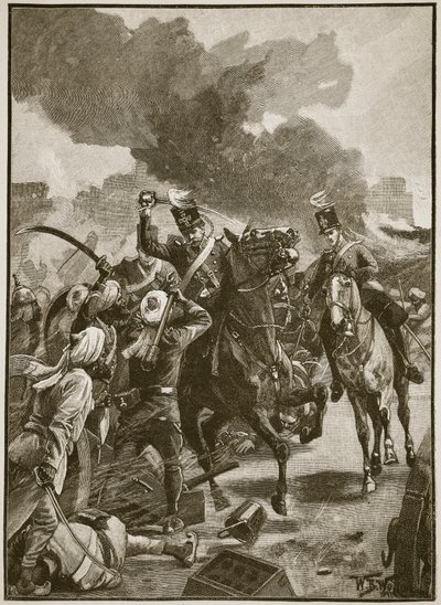 Thackwell bei Sobraon, 1846, Illustration aus 