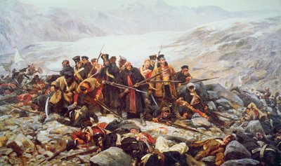 Der letzte Widerstand des 44. Regiments bei Gundamuck während des Rückzugs aus Kabul von William Barnes Wollen