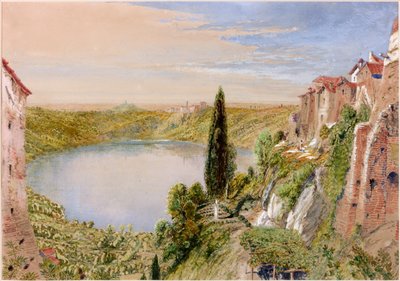 Der Nemisee, 1862 von William Bell Scott
