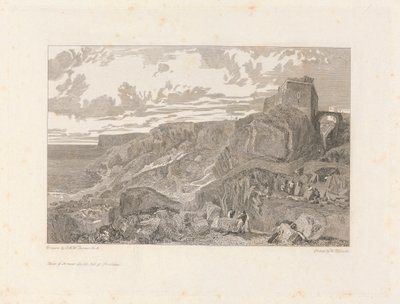 Bogen- und Pfeilschloss, Isle of Portland von William Bernard Cooke
