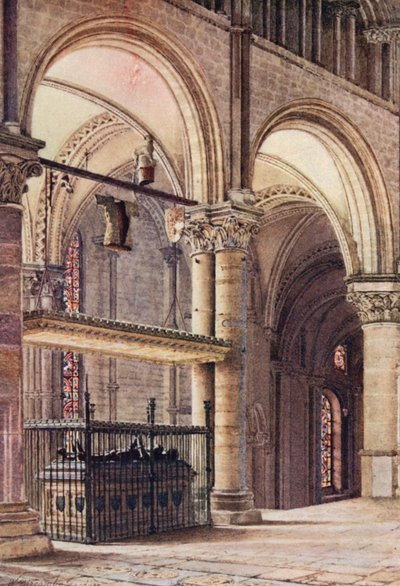 Grabmal von Edward dem Schwarzen Prinzen in der Trinity Chapel, Canterbury Cathedral von William Biscombe Gardner