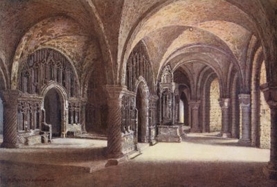 Die Kapelle "Unsere Liebe Frau" in der Krypta, Kathedrale von Canterbury von William Biscombe Gardner