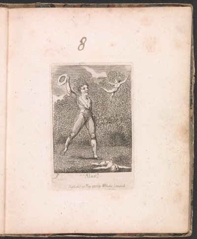 Für Kinder. Die Tore des Paradieses, Tafel 9, Ach! von William Blake
