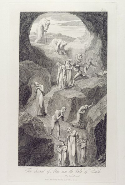 Der Abstieg des Menschen ins Tal des Todes, Tafel 8, Illustration aus 