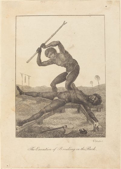 Die Hinrichtung durch das Radbrechen von William Blake
