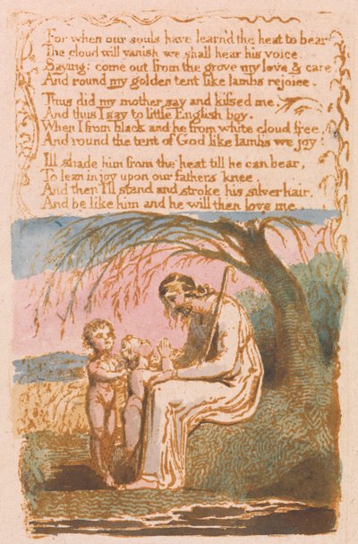 Der kleine schwarze Junge (Platte 30) von William Blake