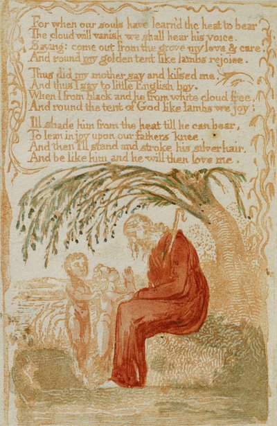 Der kleine schwarze Junge, aus Songs of Innocence von William Blake