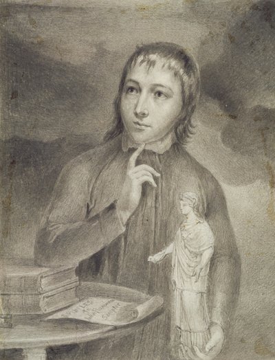Thomas Alphonso Hayley, Halbporträt, um 1800 von William Blake