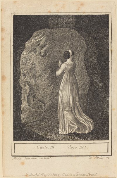 Gesang III, Vers 201 von William Blake after Mary Ann Flaxman
