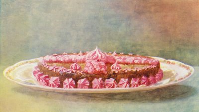 Kaffee-Kuchen mit Himbeercreme von William Bradshaw Handforth