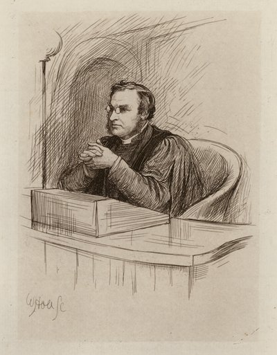 Archibald Hamilton Charteris, Professor für biblische Kritik und biblische Altertümer von William Brassey (after) Hole