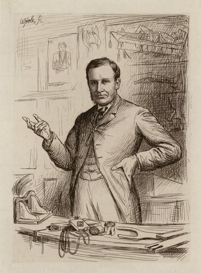 John Chiene, Professor der Chirurgie (Stich) von William Brassey (after) Hole