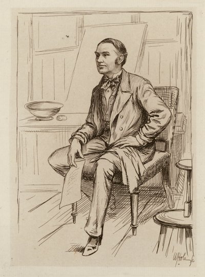 Thomas Annandale, Professor für Klinische Chirurgie (Gravur) von William Brassey (after) Hole