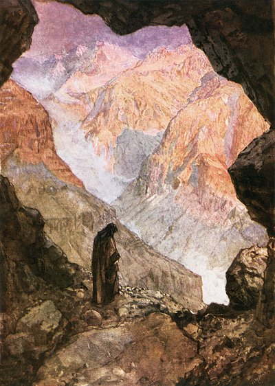 Elia in der Wüste Horeb von William Brassey Hole
