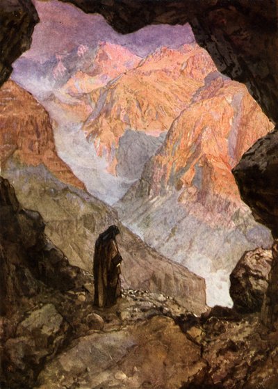 Elia in der Wüste Horeb - Bibel von William Brassey Hole