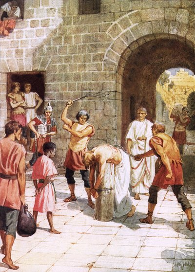 Jesus wird gegeißelt von William Brassey Hole