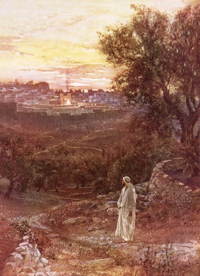 Jesus am Ölberg von William Brassey Hole