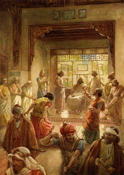 Die Teilung der Königreiche unter Rehabeam - Bibel von William Brassey Hole