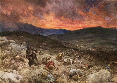 Der Tod Sauls auf dem Gilboa von William Brassey Hole