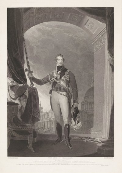 Porträt von Arthur Wellesley, Herzog von Wellington von William Bromley (I)