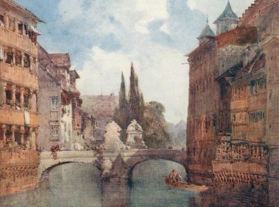 Alte Brücke, Nürnberg von William Callow