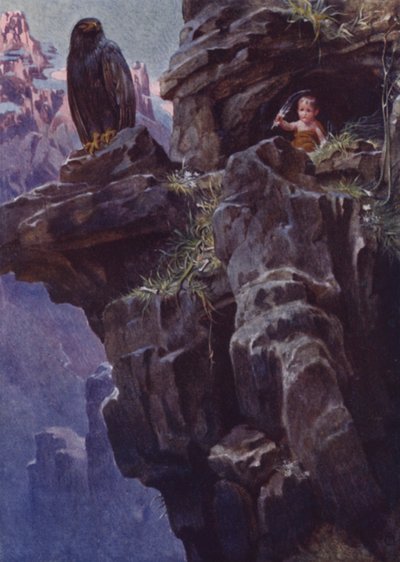 Illustration für Child of the Air von M H Spielmann von William Charles John Pitcher