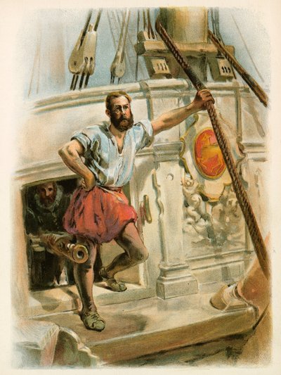 Einer von Drakes Männern, 1588 von William Christian Symons