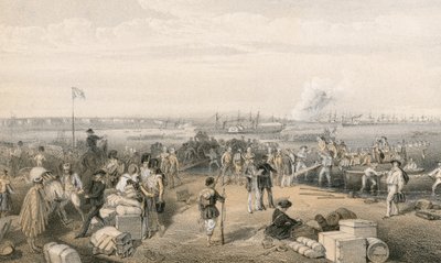 Landung der Expedition nach Kertsch und die Sprengung der St. Paul