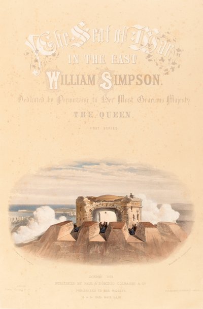 Malakoff oder Rundturm, ca. 1855 von William Crimea Simpson