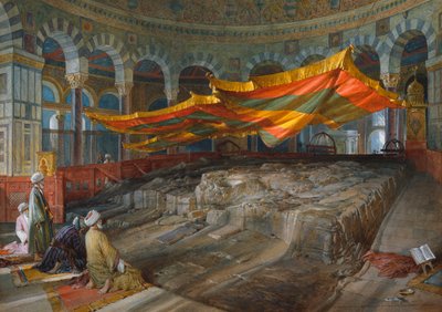 Der Heilige Felsen, Jerusalem, 1887 von William Crimea Simpson