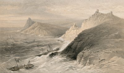 Der Sturm vor dem Hafen von Balaklawa, 14. November 1854 von William Crimea Simpson