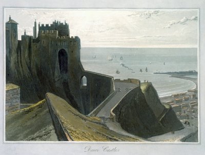 Dover Castle, Kent, 1823 von William Daniell