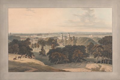 Tafel I: London vom Greenwich Park von William Daniell