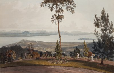 Blick vom Strawberry Hill, Prinz von Wales Insel von William Daniell
